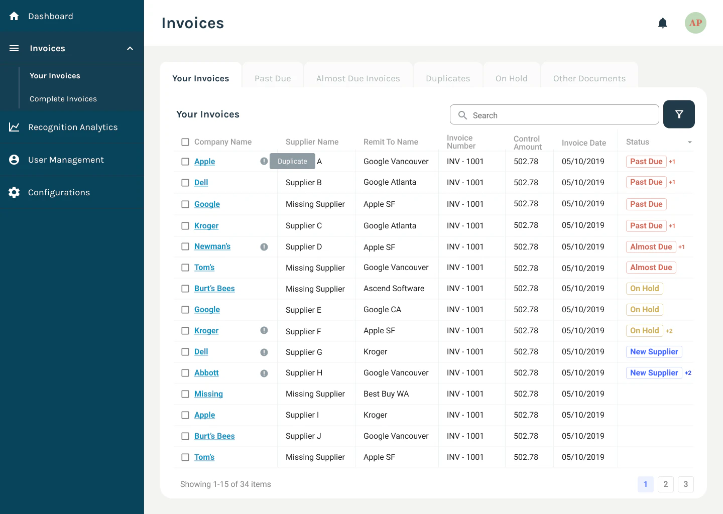 screenshot of SmartTouch AP